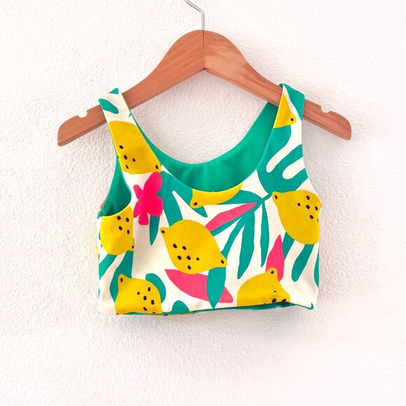 Reversible Lemon and Green Bikini - Picture 2 of 7